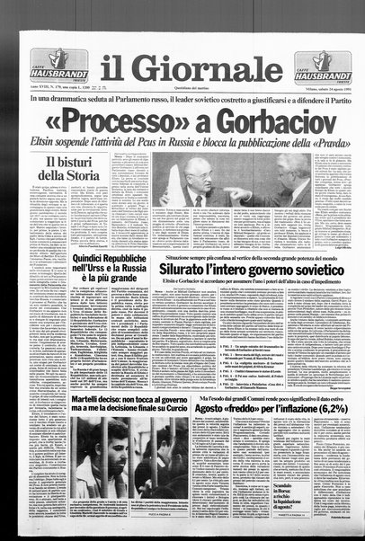 Il giornale : quotidiano del mattino